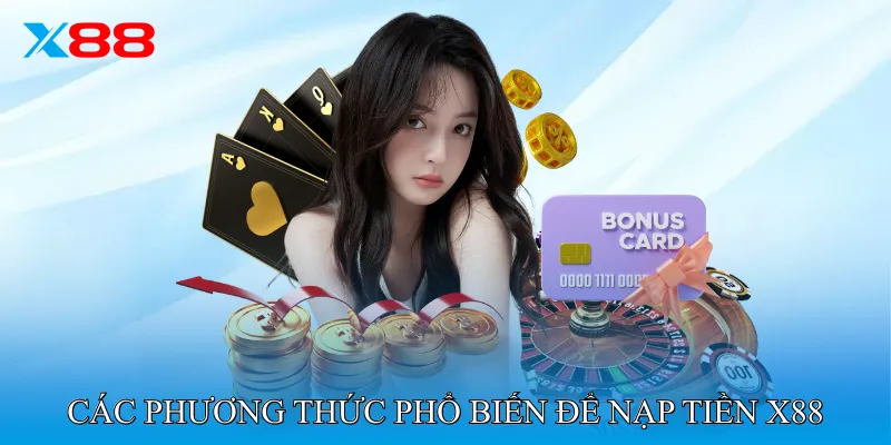 Các phương thức phổ biến để Nạp Tiền X88
